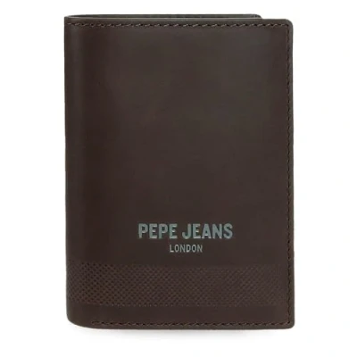 Immagine di Pepe Jeans Deep portafoglio verticale con Marrone 8,5x11,5x1 cm Pelle by Joumma Bags, marrone, Taglia unica,