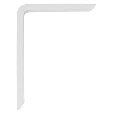 Immagine di Amig Staffa per mensole a muro Supporti Reggimensola Staffe in Alluminio Colore: Bianco Dimensioni: 350 x 200 Peso max: 45 kg