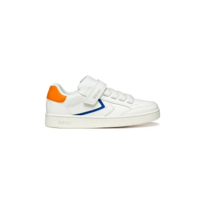 Immagine di Geox J Eclyper Boy A, Scarpe da Ginnastica Bambini e Ragazzi, White Lt Orange, 25 EU
