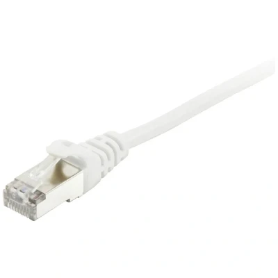 Immagine di Equip 605519 RJ45 cavo di rete, patch CAT 6 S/FTP 20.00 m Bianco contatti connettore dorati 1 pz.