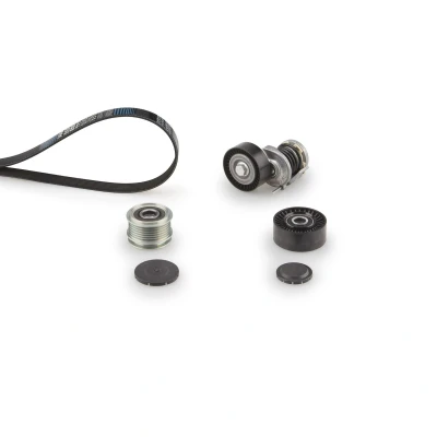 Immagine di GATES K086PK1613 Kit cinghie Poly V con puleggia a ruota libera FleetRunner Micro Stretch Fit AUDI: A4 B7 Avant, B6 Sedan