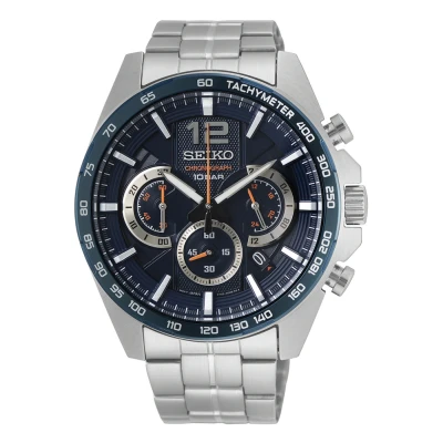 Immagine di Seiko Chronograph Orologio Argento SSB345P1