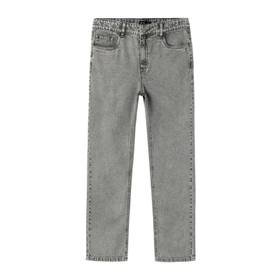Immagine di LMTD HIGH Waist Jeans a sigaretta per bambini, Taglia: 128, Light grey denim