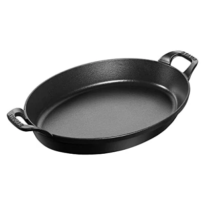 Immagine di STAUB Sur la Table Minis Pirofila Ovale, Ghisa, Nero, 32 cm