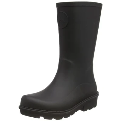 Immagine di Fitflop Wonderwelly, Stivali alla Moda Unisex Bambini e Ragazzi, Nero, 32 EU