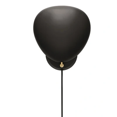 Immagine di GUBI Cobra applique di design, nero con spina