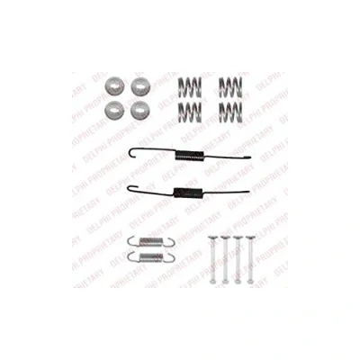 Immagine di DELPHI LY1353 Kit accessori, Ganasce freno TOYOTA: Yaris II Hatchback