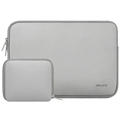 Immagine di MOSISO Laptop Custodia PC Portatil Compatibile con MacBook Air/PRO,13 13,3 Pollici Notebook,Compatibile PRO 14 M3 M2 M1 Max 2024 2021,Neoprene Borsa Piccolo Case, Grigio
