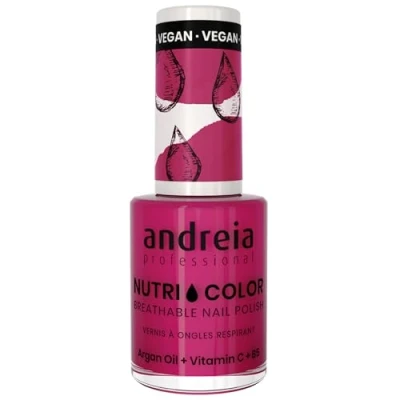 Immagine di Andreia Professional NutriColor Smalto per unghie Vegan Traspirante Colore NC19 Rosa 10.5ml