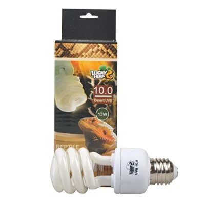 Immagine di Lampadina 10.0 UVA, UVB compatta e fluorescente per rettilari, da 13 W