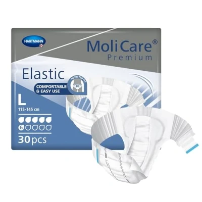 Immagine di MoliCare Premium Slip elastici, 6 gocce, taglia L, 30 pezzi