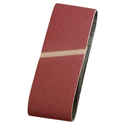 Immagine di kwb 10x Nastro di levigatura in tessuto, 75 x 457 mm, K 40, Noble Corindone, per legno e metallo, carta vetrata smerigliatrice a nastro/macinazione