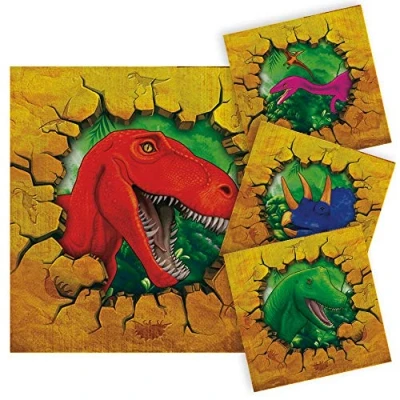 Immagine di Tovaglioli dinosauro 16 pezzi