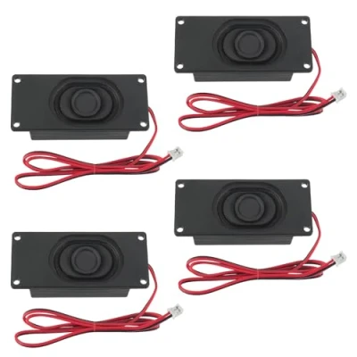 Immagine di HUAREW Altoparlante 3 Watt 8 ohm W interfaccia JST PH2.0 per scheda madre Arduino progetti elettronici fai da te e monitor TV LCD (4 pezzi)