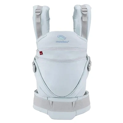 Immagine di manduca XT &gt; &lt; Marsupio e porta bebè ergonomico con sedile regolabile per neonati dalla nascita &amp; bambini fino a 20 kg, cotone biologico (Monochrome Arctic)