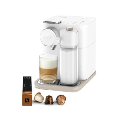 Immagine di DeLonghi EN640.W Gran Lattissima 132193540 Bianco Macchina per caffè con capsule Pulizia completamente automatica del circuito latte, contenitore