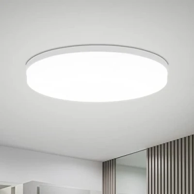 Immagine di Combuh Plafoniera LED 48W 4320Lm Facile da Installare Lampada Soffitto per Camere Letto Stile Moderno Salotti Cucina Bianco Freddo 6500K Rotonda Ø30CM