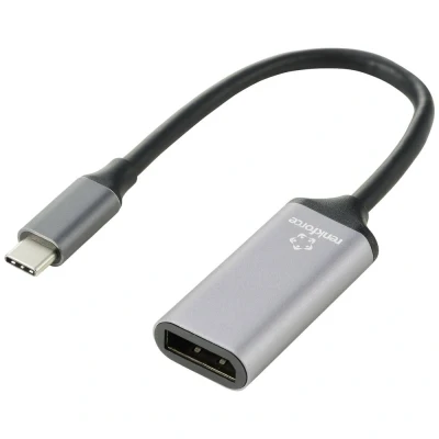 Immagine di Renkforce USB C® / DisplayPort Cavo adattatore Spina C®, Presa 0.15 m Nero RF 5397866 doppia schermatura