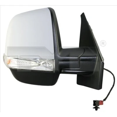 Immagine di Specchio retrovisore esterno Tyc 325 0147 Dx con la prima mano per regolazione elettrica specchio, convesso, termico