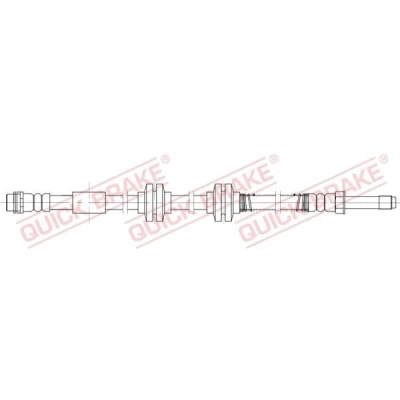 Immagine di QUICK BRAKE 32.825 Tubi Freno 562 M10x1 VOLKSWAGEN: Transporter 5 Bus, Multivan (7HM,