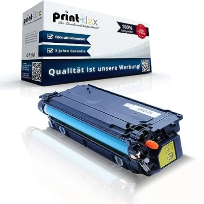 Immagine di Print Klex Toner compatibile con HP Color Laserjet Enterprise M554 M554dn Series M555dn W2122A Giallo
