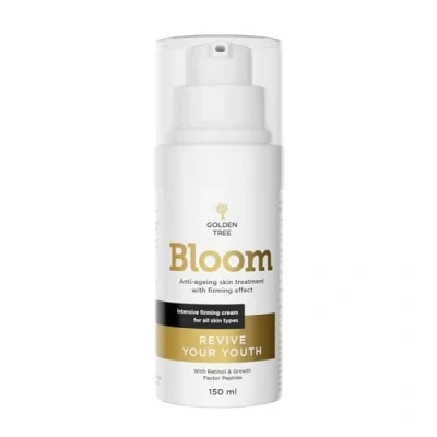 Immagine di Golden Tree Bloom crema corpo antirughe anti age giorno e notte Formula che aumenta i livelli di collagene ed elastina Migliora il volume Rimpolpa, idrata ringiovanisce la pelle
