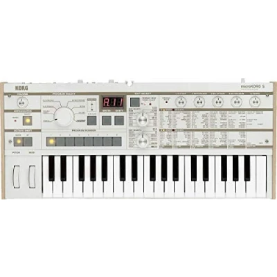 Immagine di KORG MICROKORG S, Sintetizzatore Modellazione Fisica con Amplificazione Interna,37 Tasti Slim Velocity,polifonia 4 voci, VOCODER microfono in dotazione, 256 Program, Effetti+EQ, Arpeggiatore