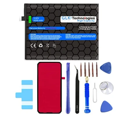 Immagine di batteria di ricambio ad alta potenza, compatibile con Huawei Mate 10 PRO P20 HB436486ECW, originale GLK Technologies ricaricabile da 4200 mAh kit attrezzi incluso