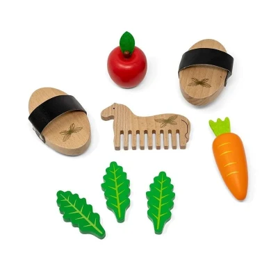 Immagine di Kit per la Cura del Cavallo Hobby Horse 8 pezzi