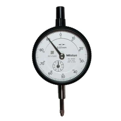 Immagine di Mitutoyo 2046A, Analogico, 10 mm, 0,01 fondello con asola, Scala progressiva, tipo ISO, Metrico