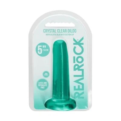 Immagine di REALROCK NON REALISTIC DILDO WITH SUCTION CUP 5,3/13,5 CM TURQUESA