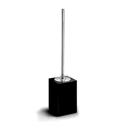 Immagine di Gedy G Bangkok Nero, Misure e Peso: 47,2X9,4X9,4 CM &amp; 0,885 kg, Scopettino WC Realizzato in Resina Sabbia, Scopino Bagno Design di R&amp;S, 2 Anni Garanzia, Unica