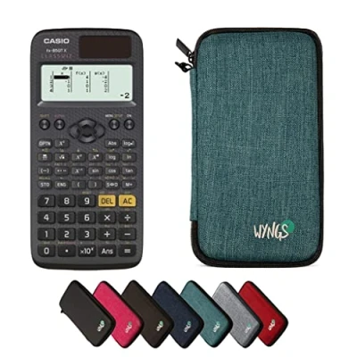 Immagine di CALCUSO Pacchetto Base turchese con Calcolatrice Casio FX 85GT X ClassWiz (Inglese)