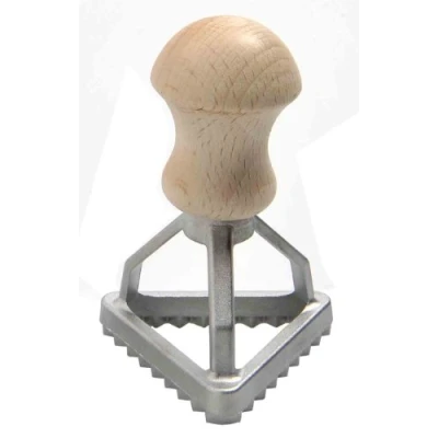 Immagine di Eppicotispai Timbro triangolare in alluminio con manico legno di faggio, 1 3/4&quot;
