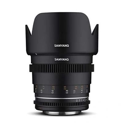 Immagine di Samyang MF 50 mm T1,5 VDSLR MK2 Canon EF Obiettivo standard cinese e video per EF, distanza focale fissa, mm, Follow Focus, corona dentata full size APS C, risoluzione 8K, nero
