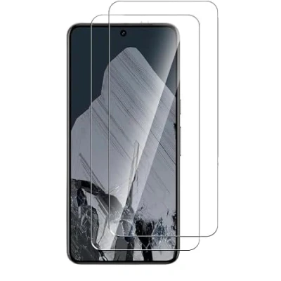 Immagine di Cracksin [2 pezzi] vetro protettivo compatibile con Google Pixel 8 Pro, pellicola protettiva in stratificato, temperato 9H, durezza
