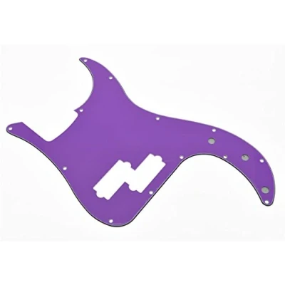 Immagine di KAISH Battipenna a 13 fori P Bass Style PB Scratch Plate per USA/Messico Precision Viola 3 strati