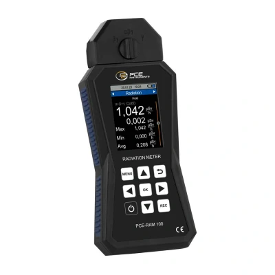 Immagine di PCE Instruments RAM 100 Contatore Geiger Radiazione: Gamma, Alpha, Beta avvertimento acustico, segnalazione ottica, incl. funzione dosimetro