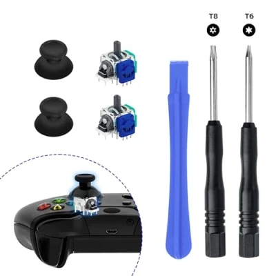 Immagine di Mcbazel Effetto Hall Joystick Analogico, Analog Stick di Ricambio Riparazione per Xbox Series X/S/One, One X/S Controller