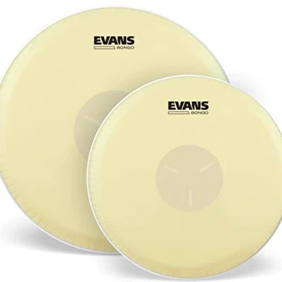 Immagine di Evans EB0709 Confezione da 2 Pelli Tri Center per Bongo, Rispettivamente di 7&quot; e 9&quot;