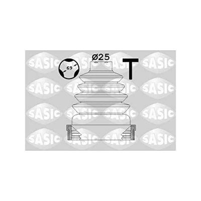 Immagine di SASIC 1904023 Soffietto Assale anteriore, sul lato del cambio Thermoplast RENAULT: CLIO 2, Kangoo I, I Express, DACIA: Sandero Logan MCV