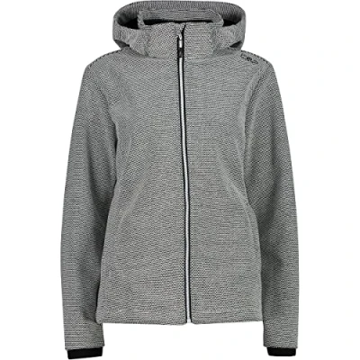 Immagine di CMP Giacca in softshell da donna con cappuccio removibile, B.Co Gesso Nero, 46