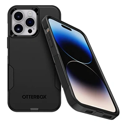 Immagine di OtterBox Custodia per iPhone 14 PRO Max (Solo Serie Commuter), Nera, Sottile e Resistente, Tascabile, con Protezione Le Porte