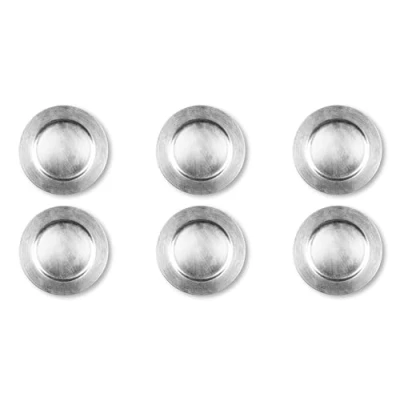 Immagine di Excelsa Platinum Set 6 Sottopiatti, Plastica PP, Riutilizzabile, Diametro 33 cm.