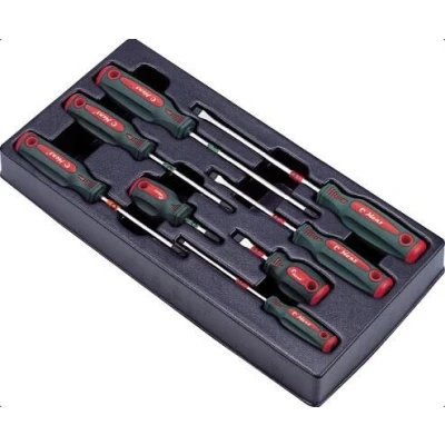 Immagine di HANS TT 10 Modulo attrezzi 8 PH1x100, PH2x150, PH2x38, PZ1x100, 4x100, 5.5x125, 6.5x150, 6.5x38 Spline, Intaglio a croce (PH), Pozidriv (PZ)