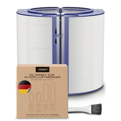 Immagine di Comedes Filtro HEPA &amp; carbone attivo per depuratore d&#039;aria, umidificatore e termoventilatore Dyson come HP04, HP06, HP07, HP09, PH01, PH03, PH3A, PH04, TP04, TP06, TP07, TP09, 970341 01, 965432 01