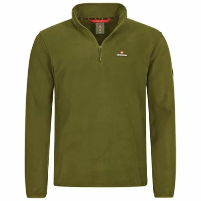 Immagine di Höhenhorn Skyja Felpa in pile da uomo, per autunno e inverno, micropile, mezza zip, verde, 4XL