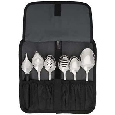 Immagine di Mercer Culinary M35155 Set di 7 cucchiai per placcatura II, acciaio inossidabile, argento, taglia unica