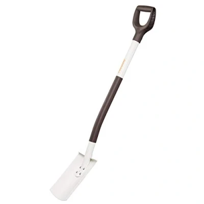 Immagine di Fiskars Vanga per terreni morbidi e friabili, Quadra, Lunghezza: 105 cm, Lama in acciaio di qualità/Manico alluminio, Nero/Bianco, Light, 1019601