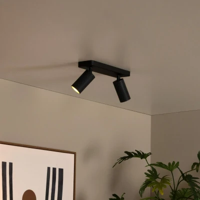 Immagine di Lucide Spot soffitto Clubs, 2 luci, nero